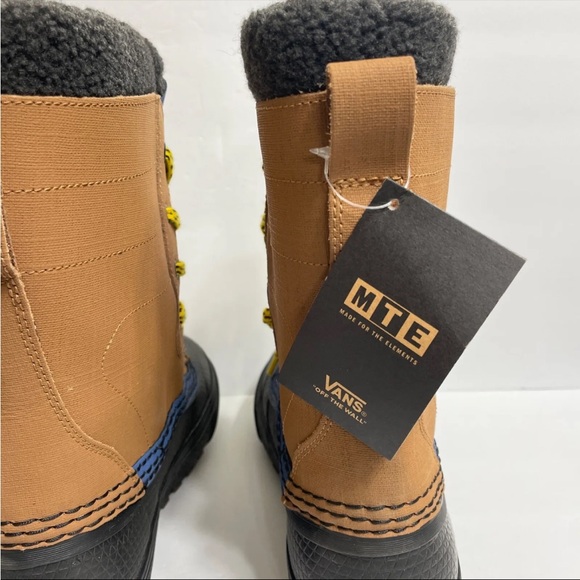 Vans Standard MTE Snow Boots Men’s Size 8.5 Brown Black - Picture 5 of 7